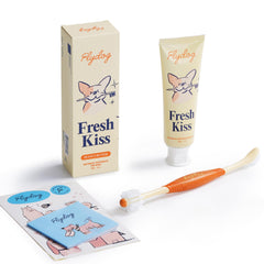 FlyDog kit complet face avant montrant emballage et brosse pour un entretien facile