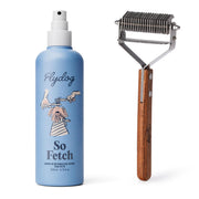 FlyDog packaging face avant montrant kit complet et bénéfice démêlage rapide
