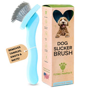 Flying Pawfect vue frontale du paquet montrant couleur bleue et design pratique