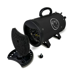 Flying Pig Grooming gros plan du filtre avec détail, entretien simple et longévité