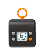 FLYSPEAR transmetteur face avant montrant design compact et utilisation sécurisée