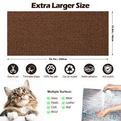 Fmelut gros plan texture polyester durable protège et attire le chat