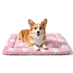Fogkiss tapis face avant étoiles rose montrant design confortable