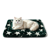 Fogkiss tapis face avant étoiles vert, design attrayant et confortable