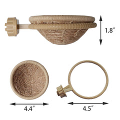 FOIBURELY gros plan tissage en chanvre pour texture naturelle