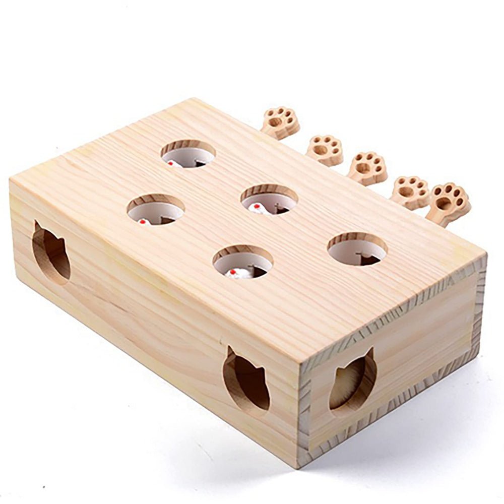 FOOPOMARY face avant montrant le jouet en bois, durable et attrayant