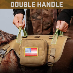 Forestpaw sangles MOLLE avec pouch attachée pour rangement d'accessoires