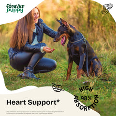 Forever Puppy détail du compte‑gouttes montrant dosage précis et administration facile