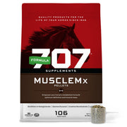 Formula 707 emballage avant montrant sac 10 lb, confiance et dosage clair
