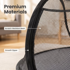 Fortexus détail de la porte à double zip facilitant entrée et fermeture sécurisée