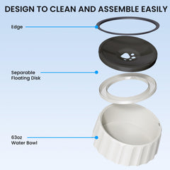 FORWH vue dessous avec patins antidérapants offrant stabilité et sécurité