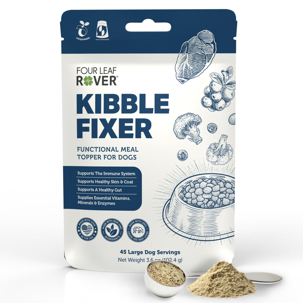 FOUR LEAF ROVER packaging avant montrant le format pratique et l’usage facile
