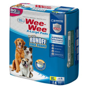 Four Paws emballage avant montrant 14 tapis pour grand chien, solution pratique