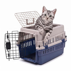 FREEPET vue avant avec porte métallique, sécurité visible pour le transport