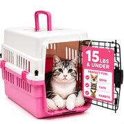 FREEPET porte métal avant sécurisé protège votre animal pendant le transport