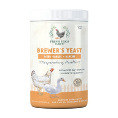 Fresh Eggs Daily emballage avant montrant la poudre et bénéfice nutritionnel