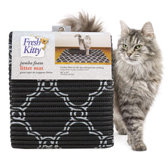 Fresh Kitty tapis face avant montrant design quatrefoil et protection étendue