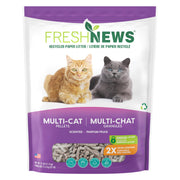 Fresh News emballage 25 lb montrant économie et capacité