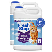 Fresh Step emballage avant affichant le format 2‑pack et bénéfice praticité