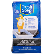 Fresh Step emballage avant montrant 7 tapis pour gain de temps