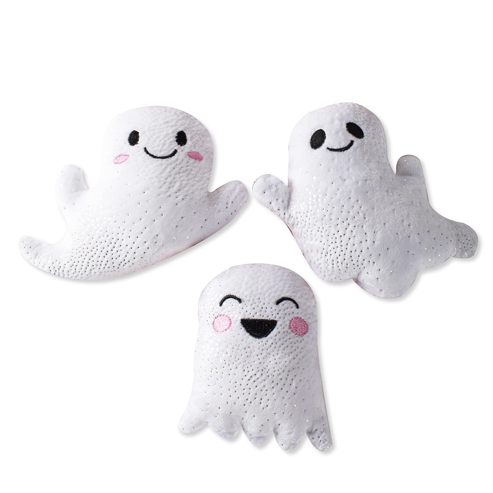 Fringe Hey Boo lot trois peluches dans leur packaging, attractif et prêt à offrir
