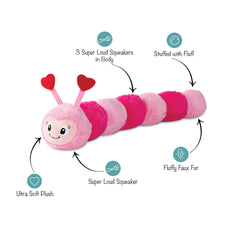 Fringe Love Bug gros plan sur sifflet interne illustrant stimulation sonore