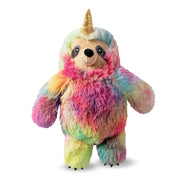 Fringe Slothicorn emballage avant montrant le jouet et attirant l'attention