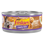 Friskies avant-boîte Gourmet Grill montrant l'emballage attractif pour repérage rapide