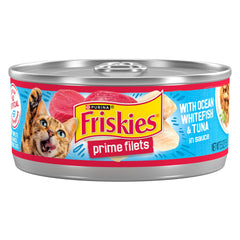 Friskies boite face avant montrant l'emballage attractif et la qualité