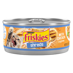 Friskies boîte face montrant l'emballage attractif et facilité d'utilisation