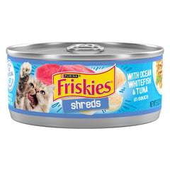 Friskies face avant de la boîte montrant le produit appétissant