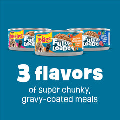 Friskies gros plan sur morceaux épais offrant texture attrayante pour chat