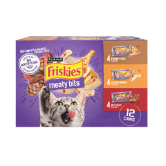 Friskies image avant boîte montrant le design attractif et l'info produit