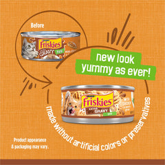 Friskies boîte avec ouverture à languette pour un service facile