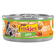 Friskies boîte face avant montrant la volaille et l'emballage attractif