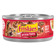 Friskies emballage avant montrant le lot 24 et avantage praticité