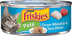 Friskies pâtée ouverte gros plan texture onctueuse attirante pour chat