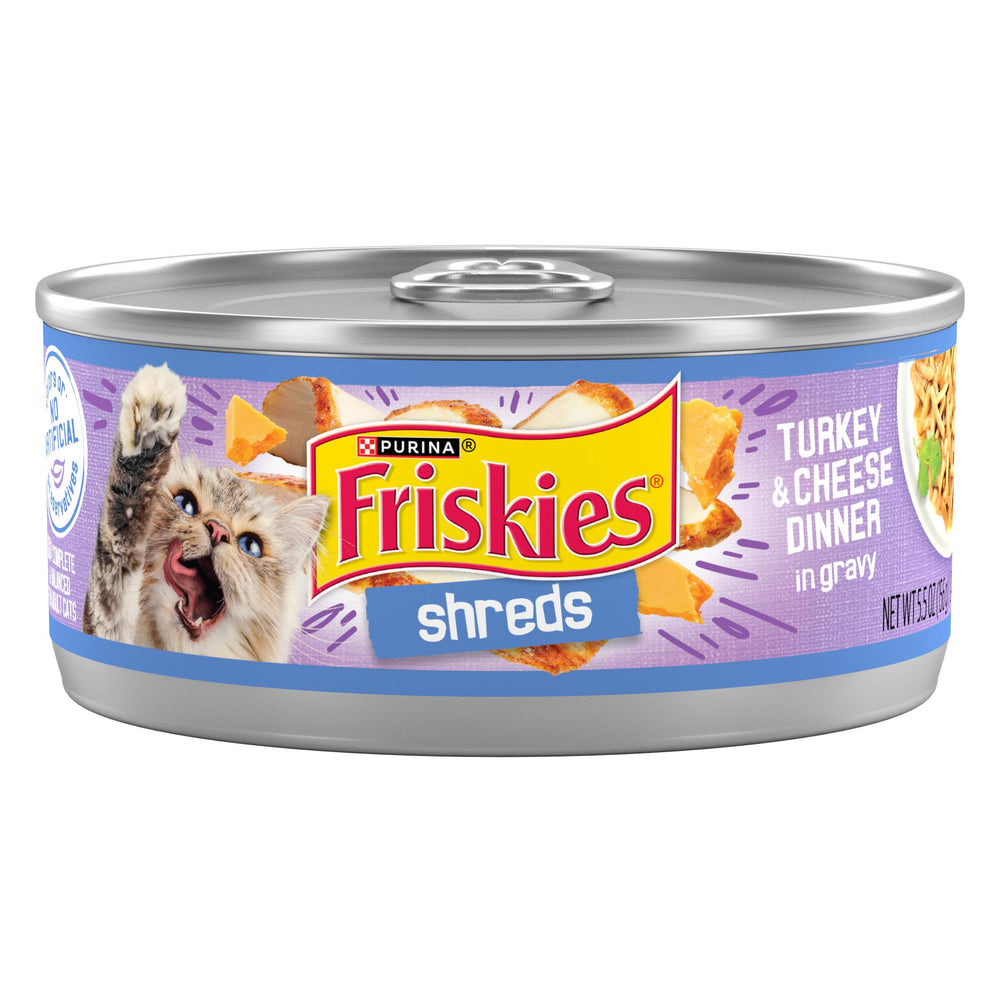 Friskies Purina boîte face montrant l'emballage pratique et l'appétit stimulé