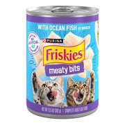 Friskies Purina boîte face lisible montrant le goût Ocean Fish et format 13,5 oz