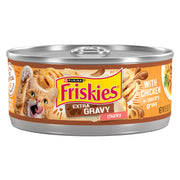 Friskies Purina boîte face visible montrant l'étiquette attrayante et le produit