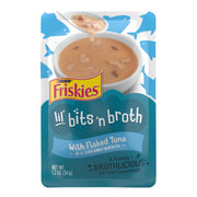 Friskies sachet devant montrant le design et l’usage rapide