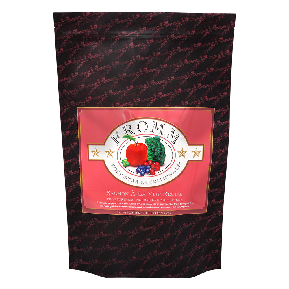 Fromm four-star face du sachet montrant l’emballage et l’attrait visuel