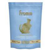 Fromm paquet avant montrant recette Healthy Weight Gold, visuel rassurant