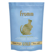 Fromm paquet avant montrant recette Healthy Weight Gold, visuel rassurant