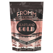 Fromm packaging avant montrant le sac et bénéfice qualité familiale