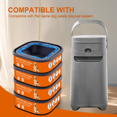 Recharge FRTKYGY installée dans Pet Dogs Genie, facilite remplacement hygiénique