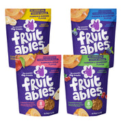 Fruitables emballage face pack quatre sachets montrant variété et praticité