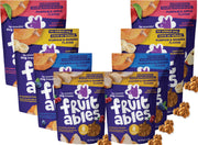 Fruitables paquet avant montrant les huit sachets et bénéfice praticité