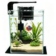FS&AQ aquarium face avant montrant design compact et gain de place