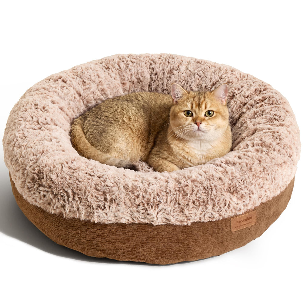 FUKUMARU vue avant du coussin donut montrant forme enveloppante et confort